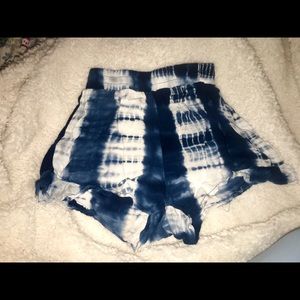 Beachy tye dye shorts